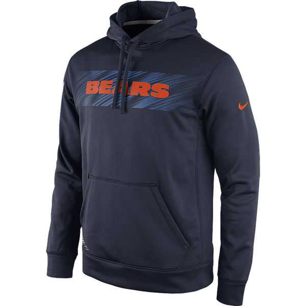 Men's Chicago Bears Nike KO Speed Wordmark Performance Hoodie - Navy Blue,We sell and wholesale Men's Chicago Bears Nike KO Speed Wordmark Performance Hoodie - Navy Blue on line form chian!